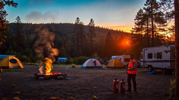Les incontournables gestionnaires d'incendie en camping ERP